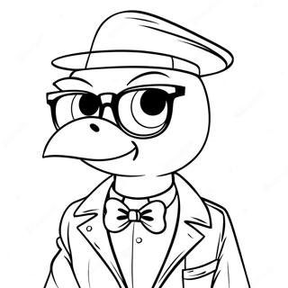 Gangster Tweety Bird In Cool Shades Coloring Page 48002-38464