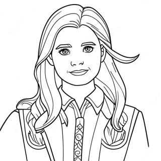 Ginny Weasley Magical Coloring Page 48012-38470