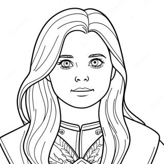 Ginny Weasley Magical Coloring Page 48012-38471