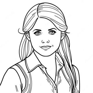 Ginny Weasley Magical Coloring Page 48012-38472