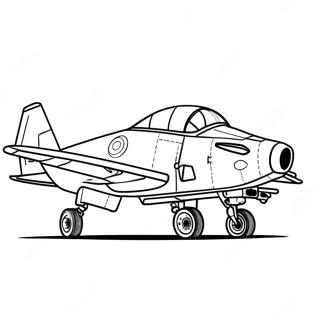 A10 Warthog Coloring Pages