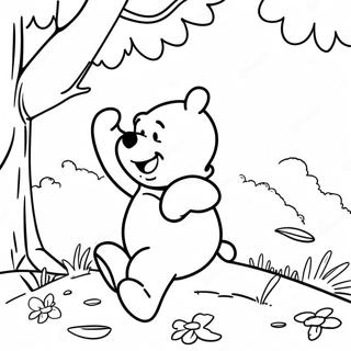 Winnie The Pooh Fall Coloring Page 48052-38502