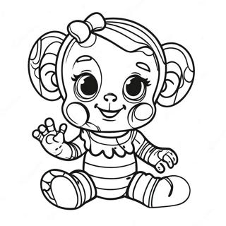 Scrap Baby Coloring Pages