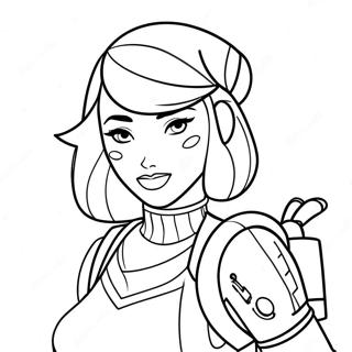 Fortnite Imani Coloring Page 48102-38542