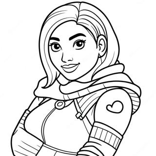 Fortnite Imani Coloring Page 48102-38543