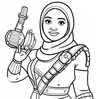 Fortnite Imani Coloring Page 48102-38544