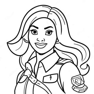 Imani In Action Fortnite Coloring Page 48103-38546