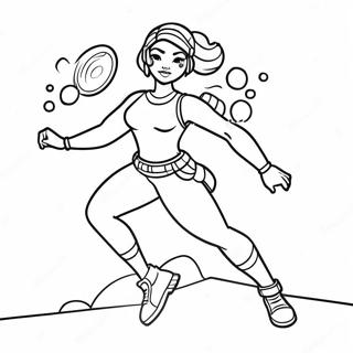 Imani In Action Fortnite Coloring Page 48103-38547