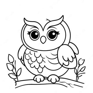 Snowy Owl Coloring Pages