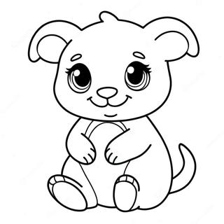 Cute Baby Animal Coloring Page 48122-38556