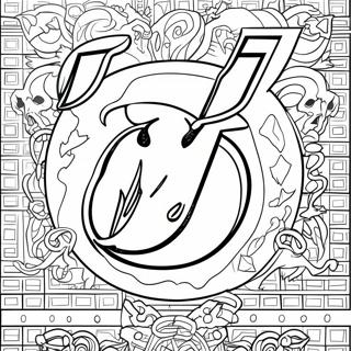 New Jersey Devils Logo Coloring Page 48132-38566