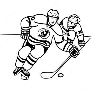 New Jersey Devils Player Skating Coloring Page 48133-38575