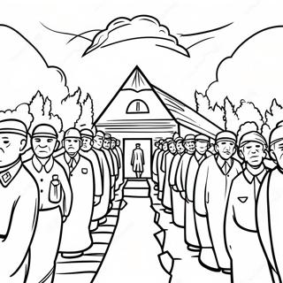 Holocaust Remembrance Coloring Page 48152-38584