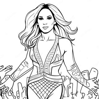 Jennifer Lopez Coloring Pages