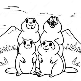 Prairie Dog Coloring Pages