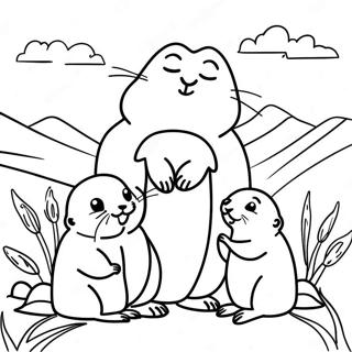 Prairie Dog Family Coloring Page 48182-38602