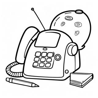 Communication Tools Coloring Page 48212-38635