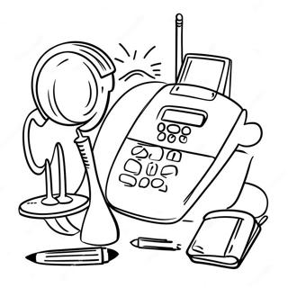 Communication Tools Coloring Page 48212-38636