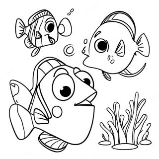 Finding Dory Coloring Page 4821-4023