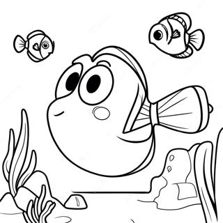 Finding Dory Coloring Page 4821-4024