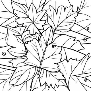 Autumn Leaves Math Coloring Page 48233-38648