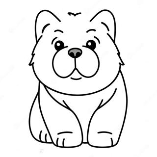 Chow Chow Coloring Pages