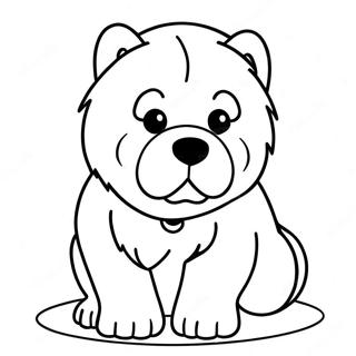 Chow Chow Puppy Coloring Page 48242-38658