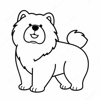 Chow Chow Coloring Pages