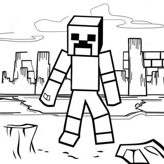 Minecraft Entity 303 Coloring Pages