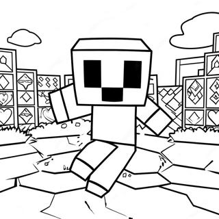 Minecraft Entity 303 Coloring Page 48272-38679