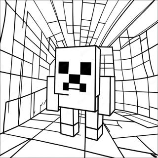 Creepy Minecraft Entity 303 Coloring Page 48273-38681