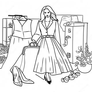 Dior Activity Coloring Page 48292-38692