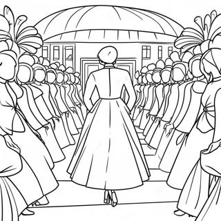 Dior Fashion Show Coloring Page 48293-38693