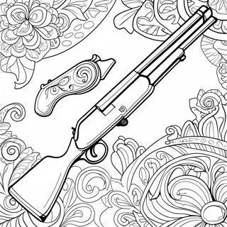 Shotgun Coloring Pages