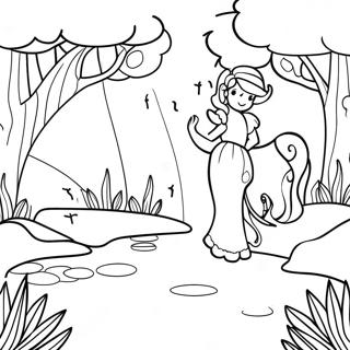 Mythographic Enchanted Forest Coloring Page 48313-38713