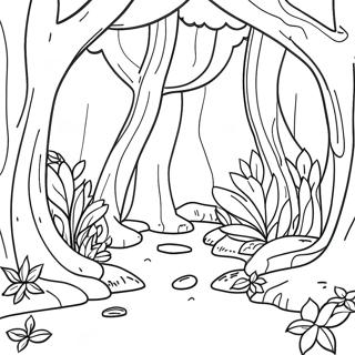 Mythographic Enchanted Forest Coloring Page 48313-38714