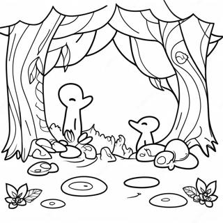 Mythographic Enchanted Forest Coloring Page 48313-38716