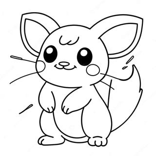 Raichu Coloring Pages