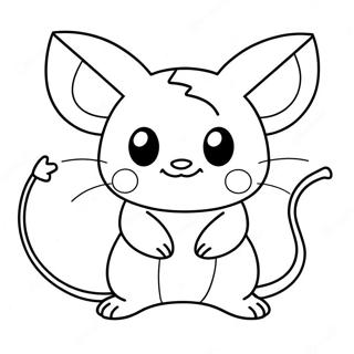 Raichu Coloring Page 4831-4030