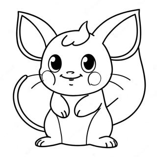 Raichu Coloring Page 4831-4031