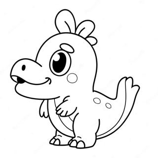 Cute Birdo With A Bow Coloring Page 48333-38740