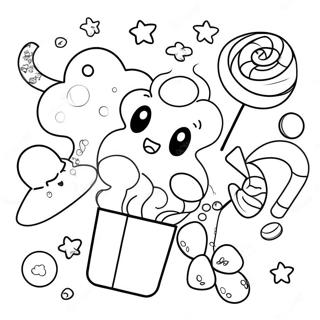 Cute Candy Food Coloring Page 48342-38732