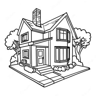 Real Estate Coloring Page 48352-43066