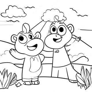 Bely Y Beto Fun Adventure Coloring Page 48373-38757