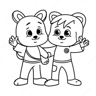 Bely Y Beto Fun Adventure Coloring Page 48373-38758