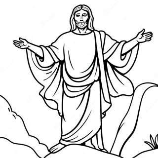 Resurrection Coloring Pages