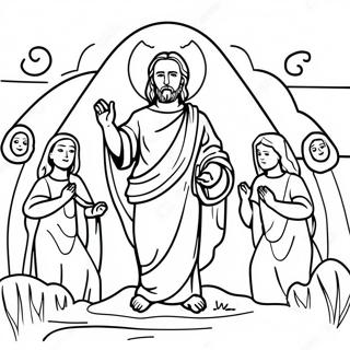 Resurrection Coloring Page 48382-38764