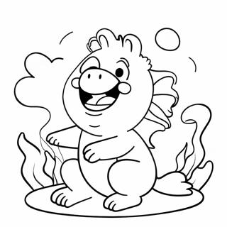 Funny Farting Animals Coloring Page 48413-38786