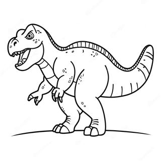 Ferocious Giganotosaurus Coloring Page 48423-38798