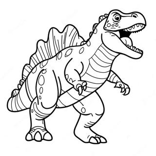 Ferocious Giganotosaurus Coloring Page 48423-38799